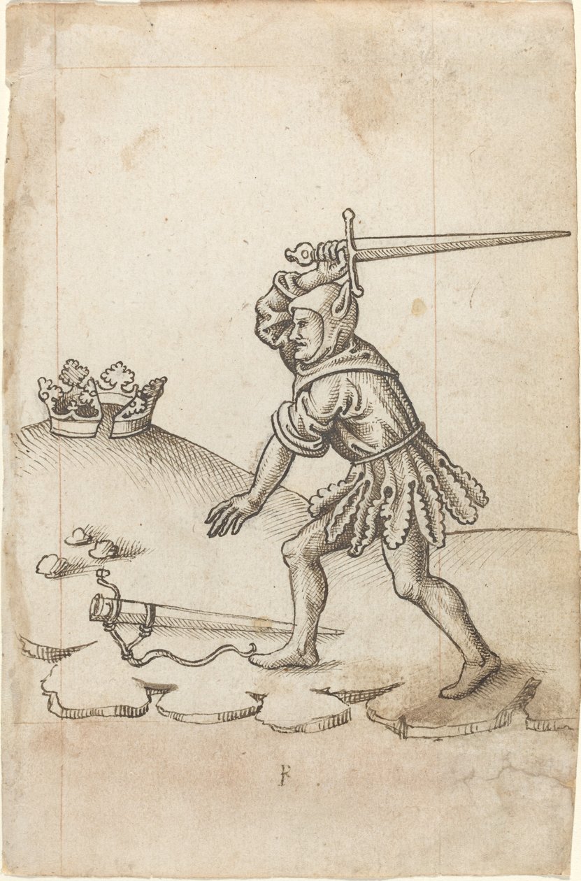„Ne törd el a koronát” [fol. 43 recto] alkotó: French early 16th Century