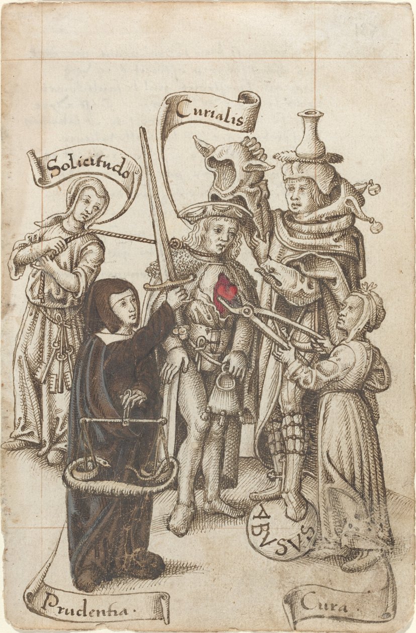„Ne edd ki a szíved” [fol. 22 recto] alkotó: French early 16th Century