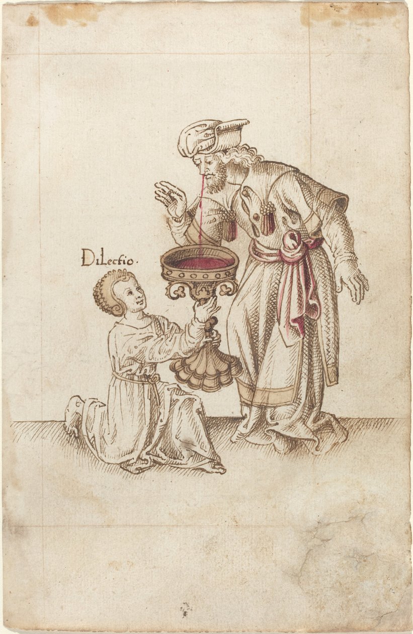 „Ne csináljon vizet a köröm vagy haj levágására” [fol. 30 recto] alkotó: French early 16th Century