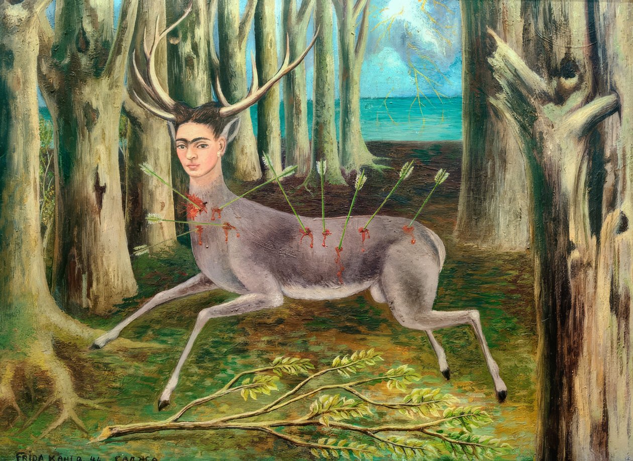 A sebesült szarvas vagy a kis szarvas alkotó: Frida Kahlo