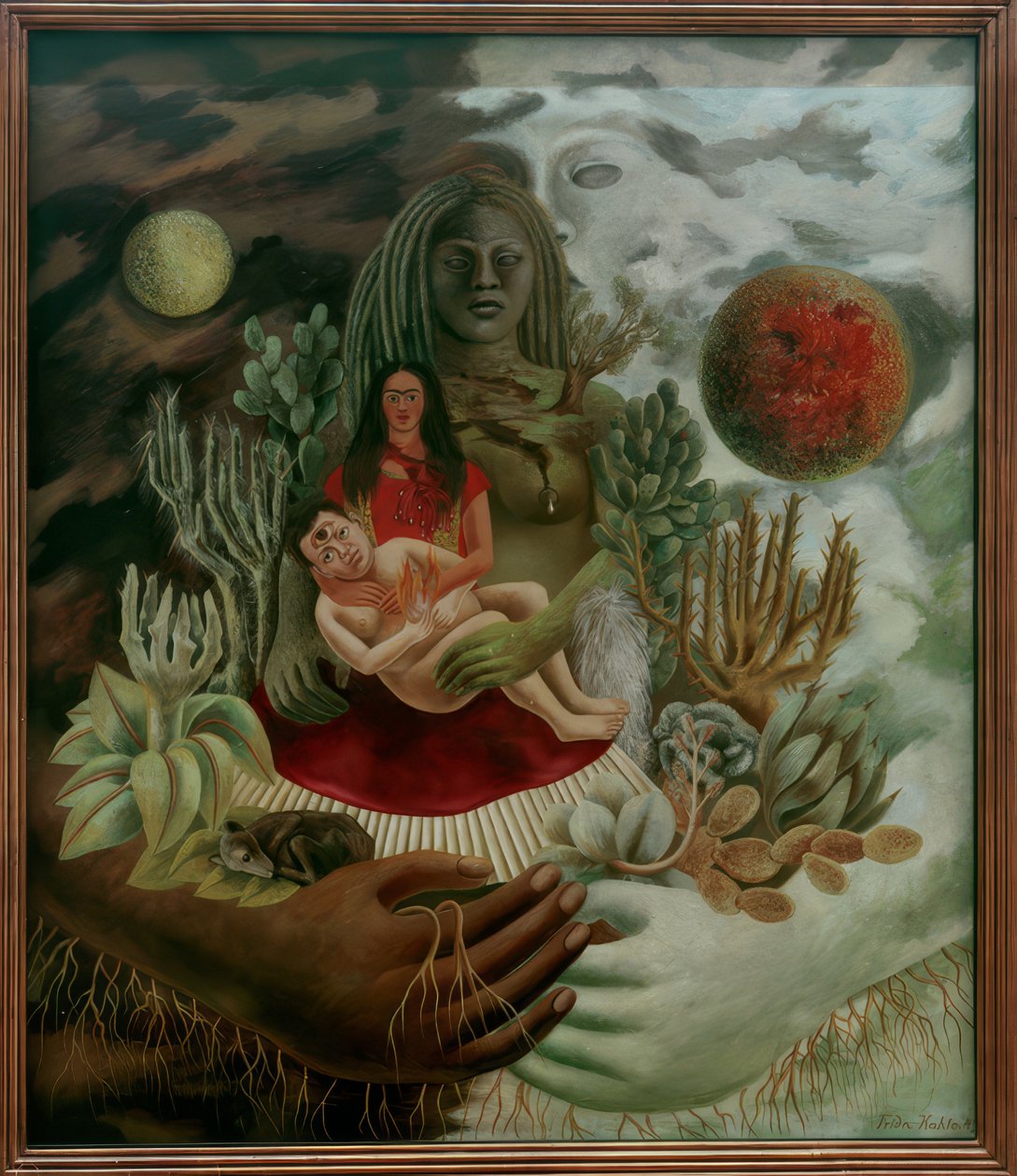 Az univerzum szeretet ölelése... alkotó: Frida Kahlo