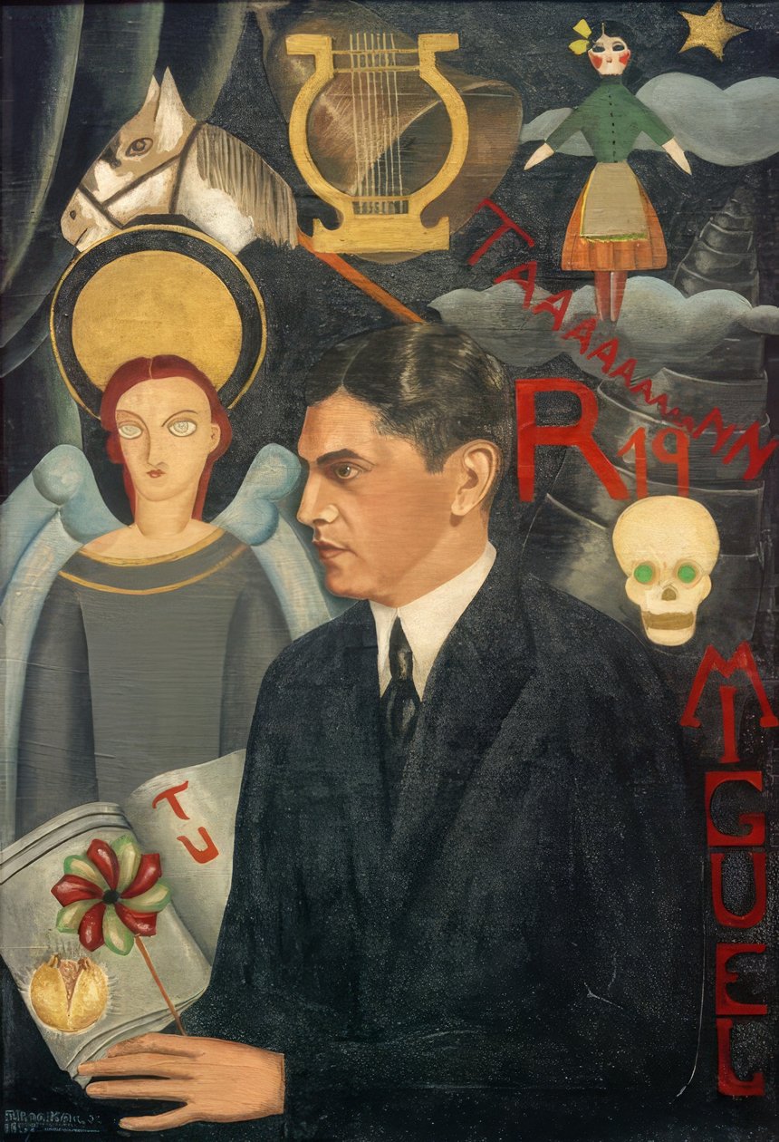 Miguel N. Lira portréja alkotó: Frida Kahlo