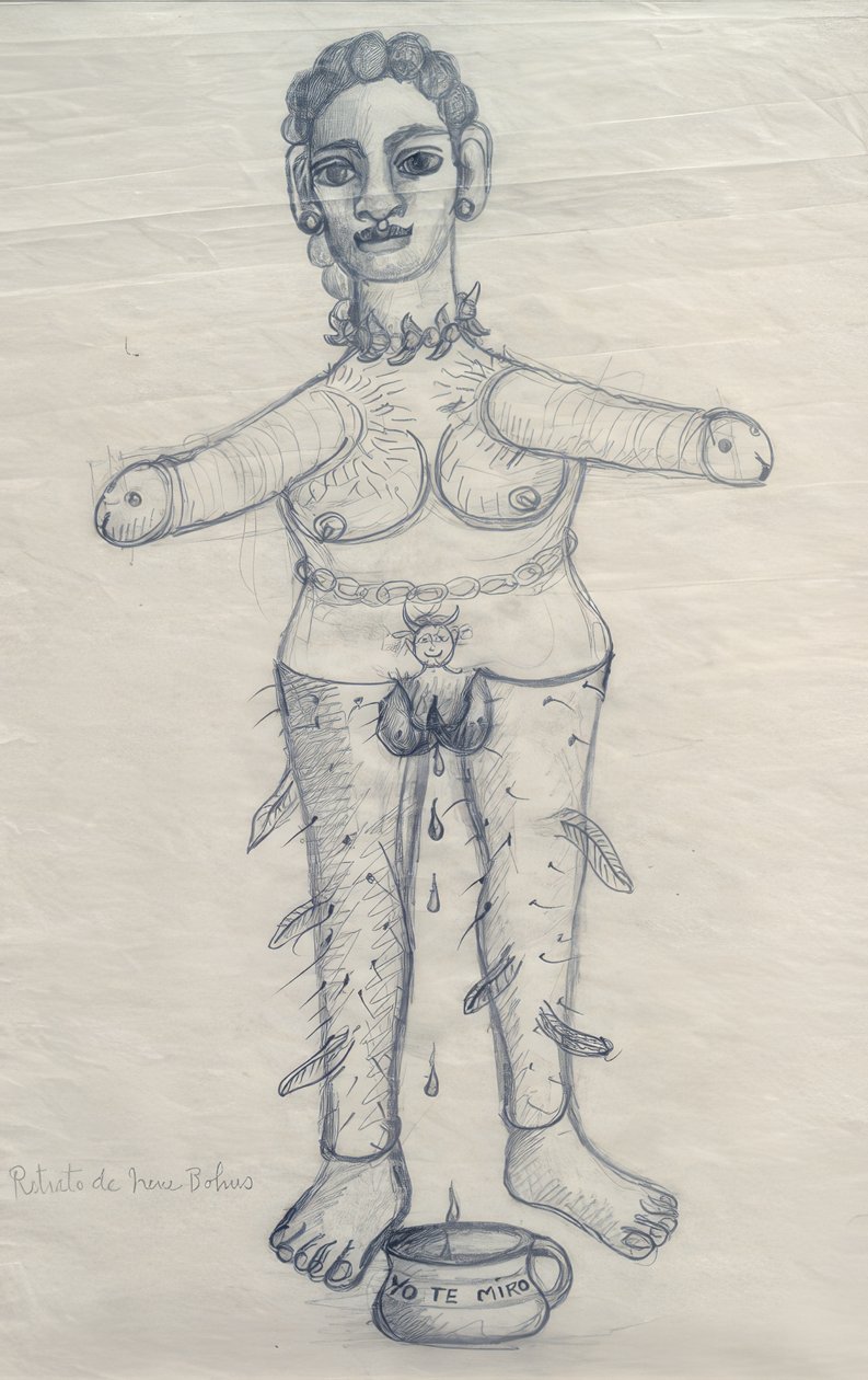 Irene Bohus portréja alkotó: Frida Kahlo