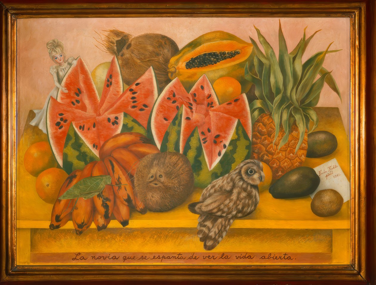 A menyasszony, aki megrémül, amikor látja, hogy az élet megnyílt alkotó: Frida Kahlo
