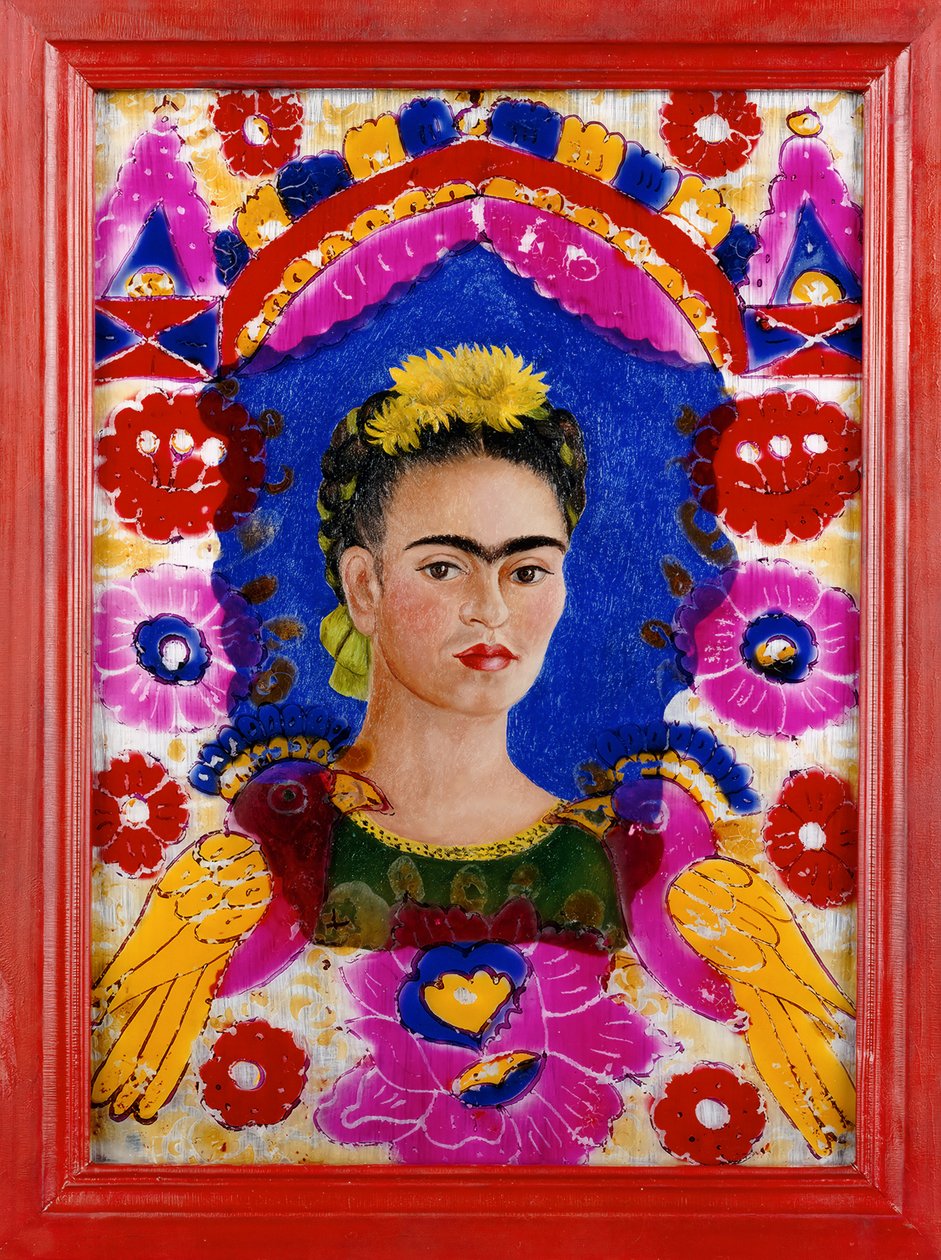 A keret (Önarckép) alkotó: Frida Kahlo