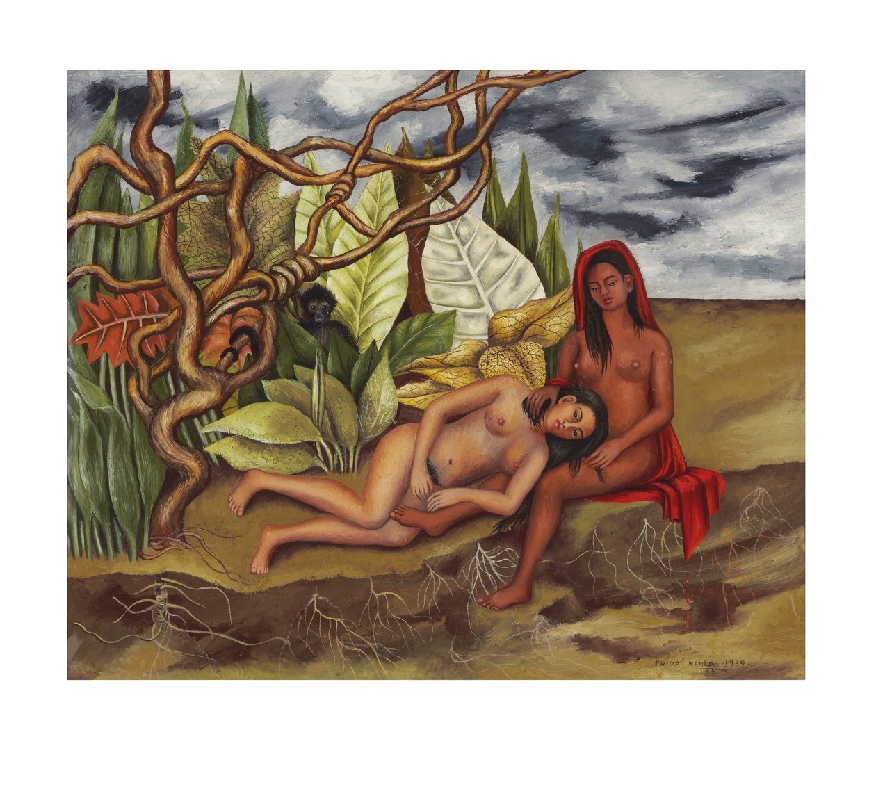 Maga a föld vagy Két meztelen a dzsungelben alkotó: Frida Kahlo