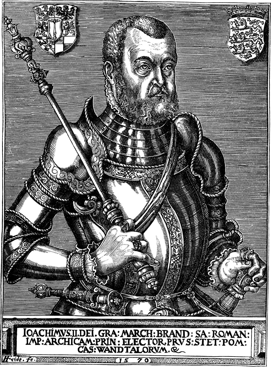 Joachim II Hector 1505-1571, brandenburgi választófejedelem, 1570 portréja alkotó: Friderich