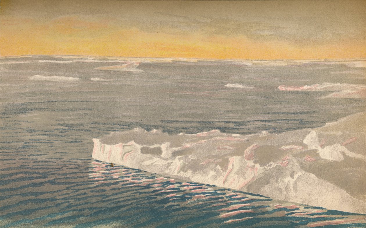 Este a sodródó jég között, 1893. szeptember 22., 1897 alkotó: Fridtjof Nansen