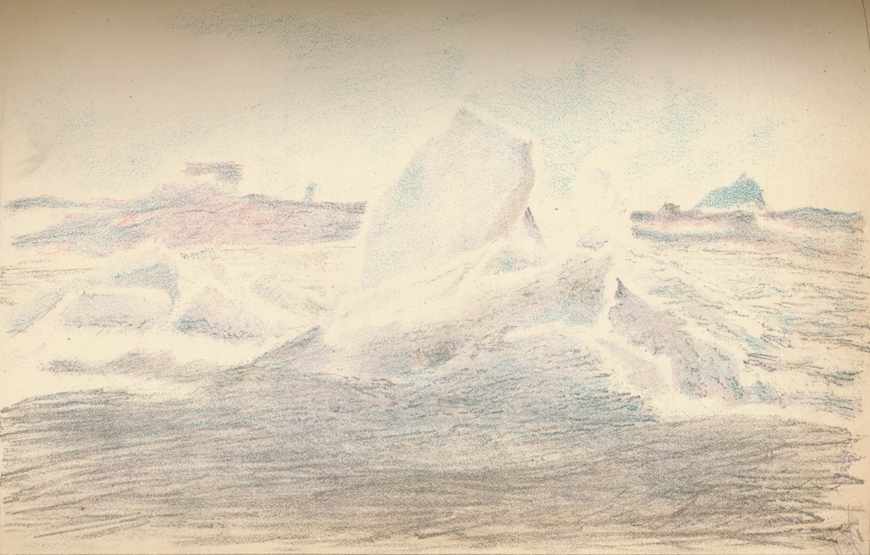 Jég a Fram közelében, 1894. július 4., 1897 alkotó: Fridtjof Nansen