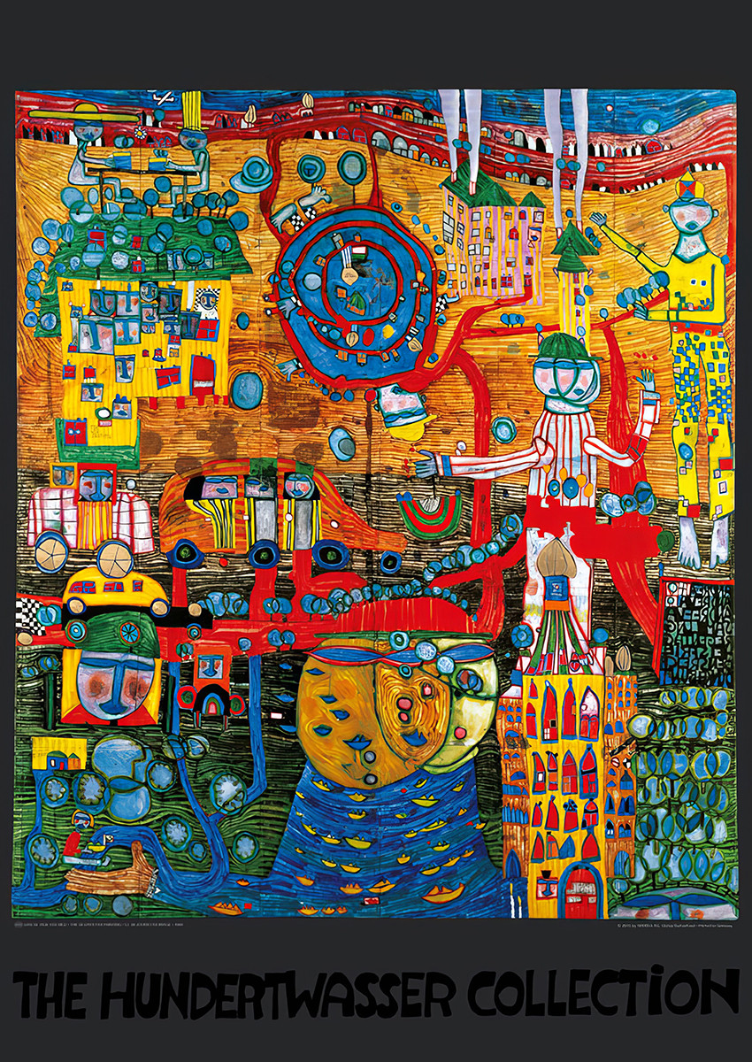 A 30 napos faxkép alkotó: Friedensreich Hundertwasser