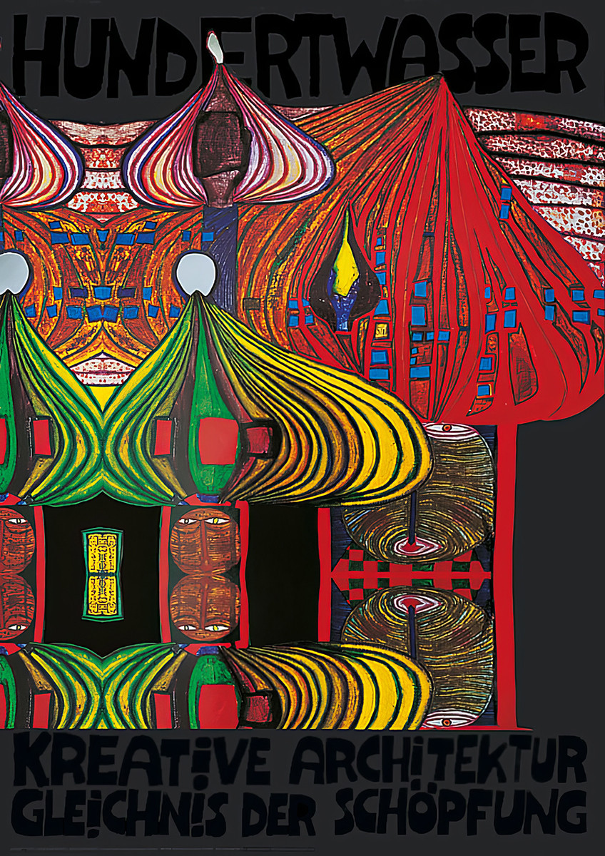 Kreatív építészet – a teremtés példázata alkotó: Friedensreich Hundertwasser