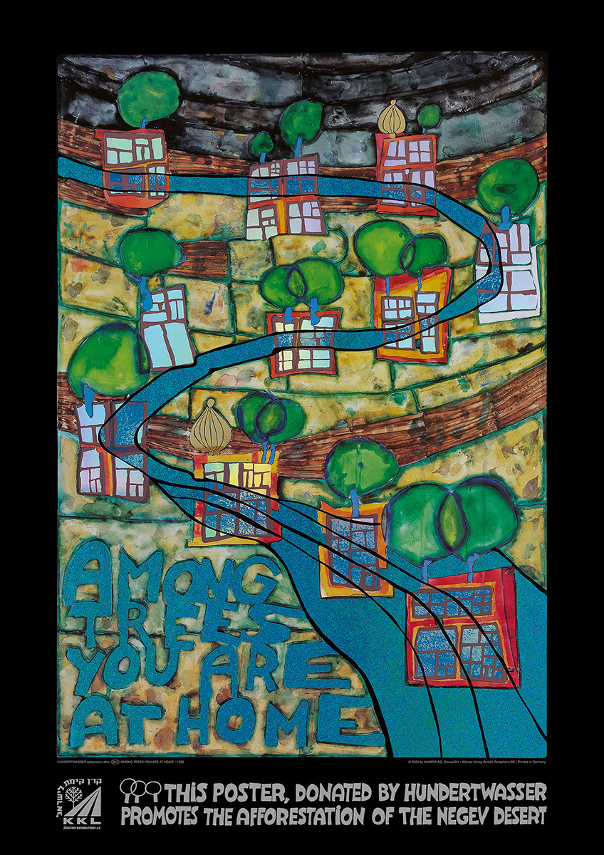 A fák között otthon vagy alkotó: Friedensreich Hundertwasser