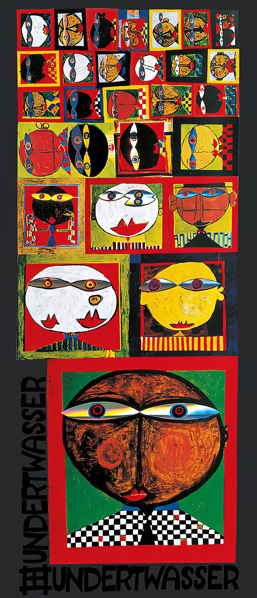 A paradicsomban élünk alkotó: Friedensreich Hundertwasser