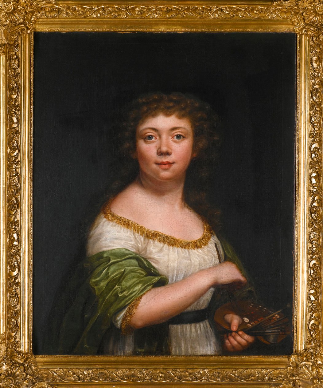 „Önarckép, huszonegy éves”, Lisiewska, Friederike Julie (1772-1856) alkotó: Friederike Julie Lisiewska