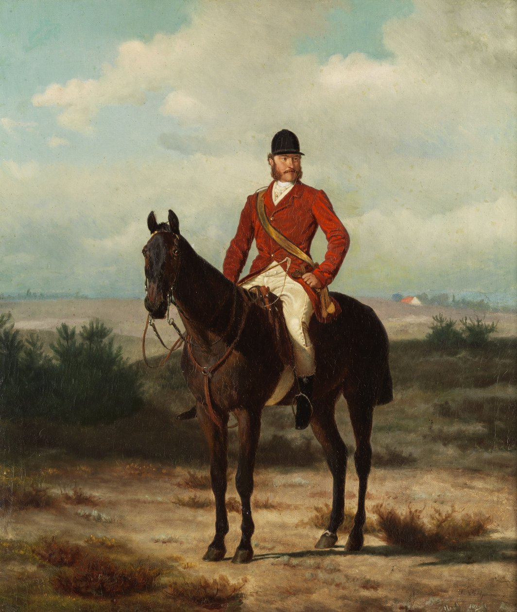 Károly porosz herceg lovasportréja (1801-1883) alkotó: Friedrich Anton Kilp