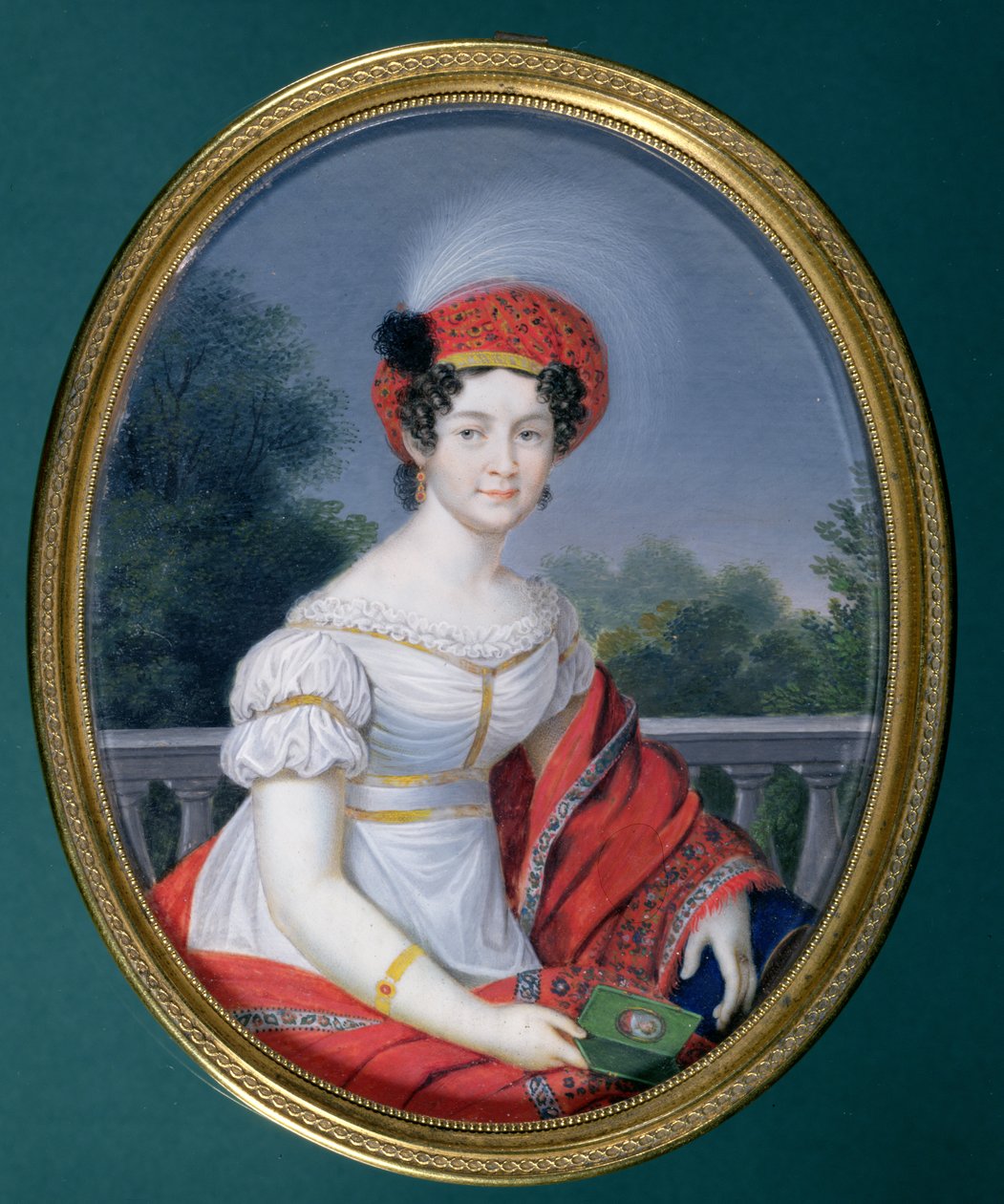 Katalin Paulovna, orosz nagyhercegnő, württenbergi királyné (1788-1819) (miniatűr) alkotó: Friedrich Fleischmann