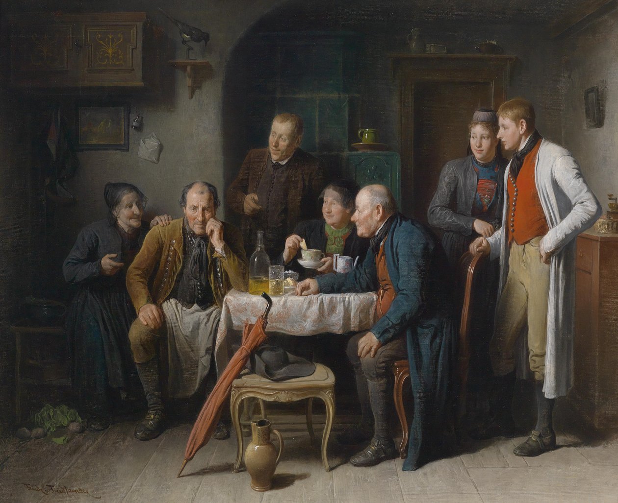Az udvarlás alkotó: Friedrich Friedlander