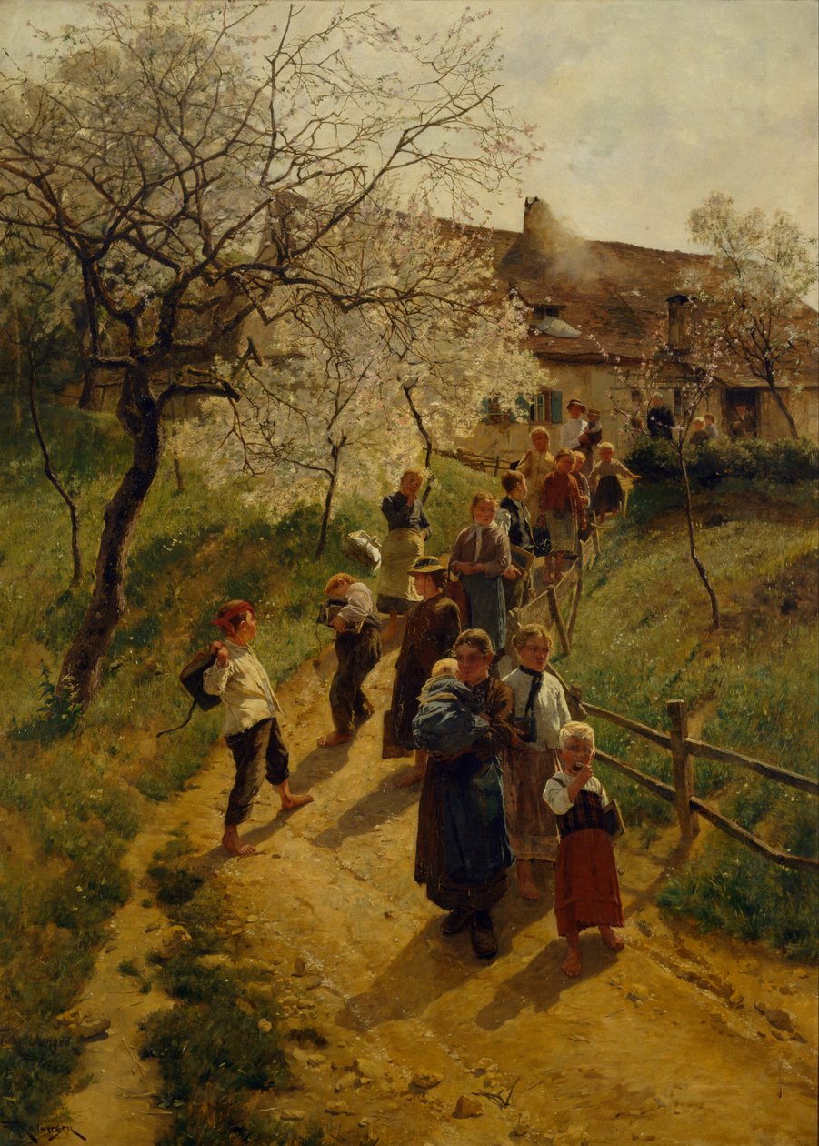 Egy tavaszi nap alkotó: Friedrich Kallmorgen