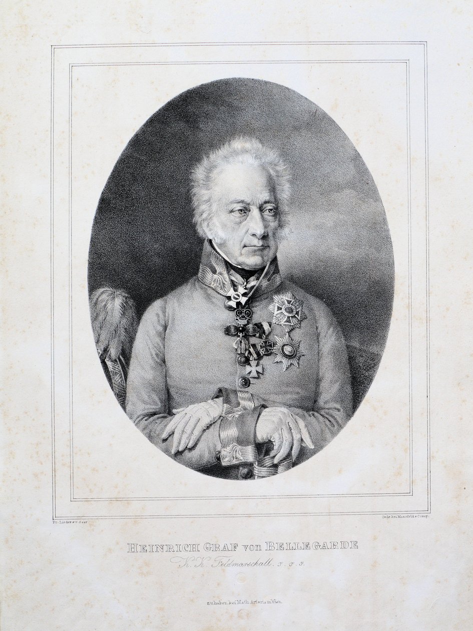Heinrich von Bellegarde gróf (1757-1845) alkotó: Friedrich Lieder