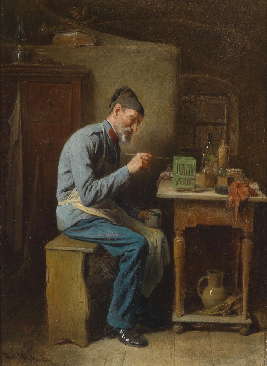 A hobbi festő alkotó: Friedrich Ritter von Friedlander Malheim