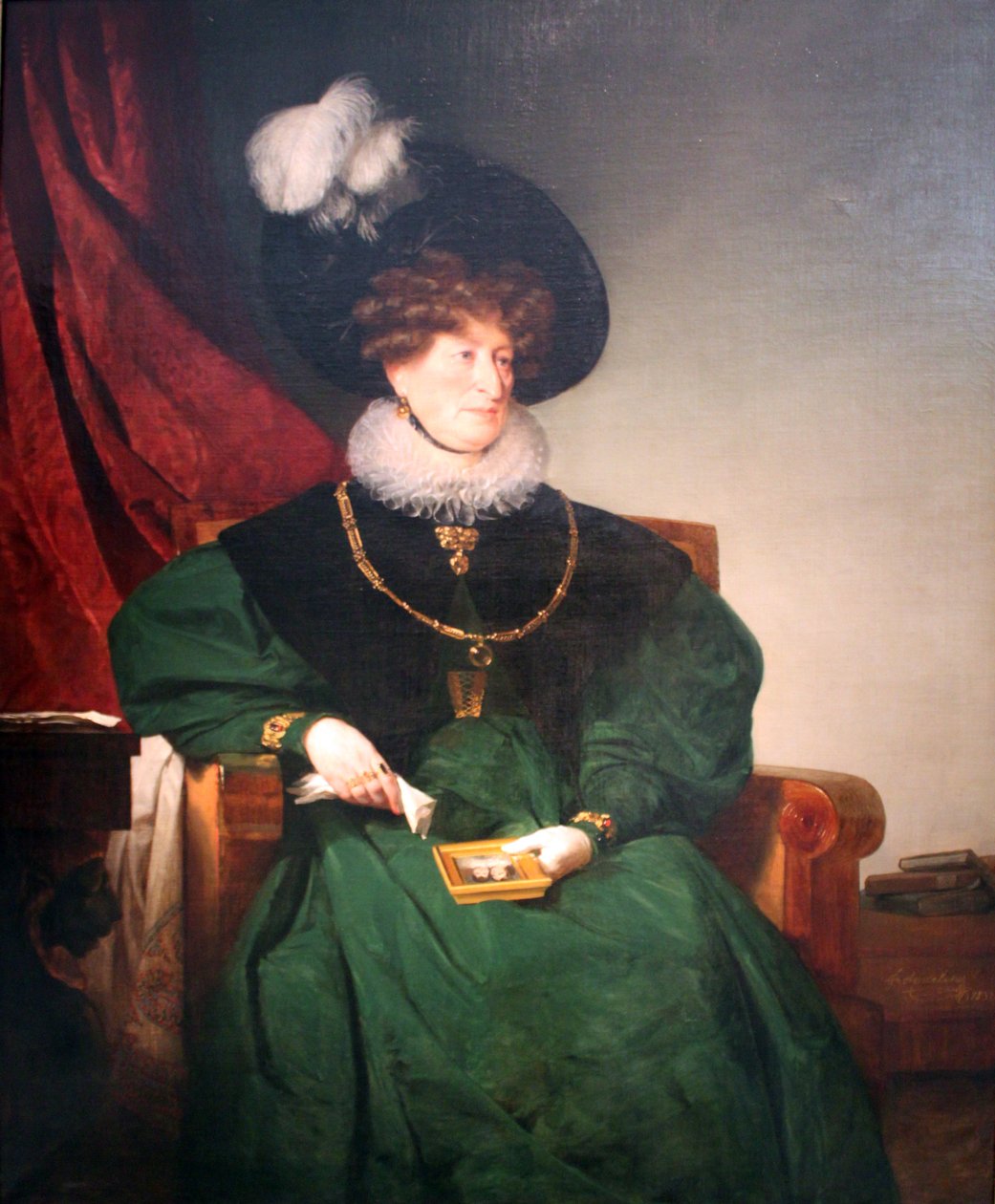 Cecilie von Eskeles bárónő portréja, született Itzig Bécsben alkotó: Friedrich von Amerling