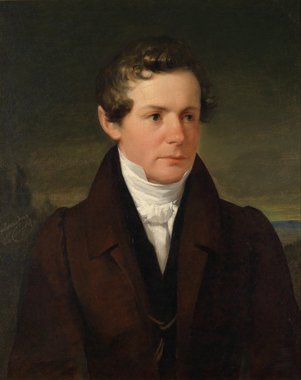 Az egyetemi tanár portréja, dr. Stephan Schroff alkotó: Friedrich von Amerling