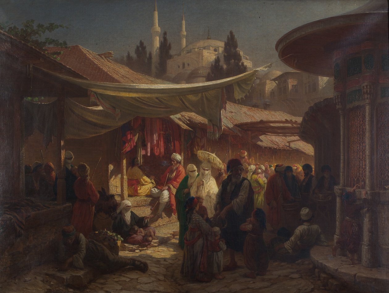 török ​​bazár alkotó: Friedrich Alois Schönn