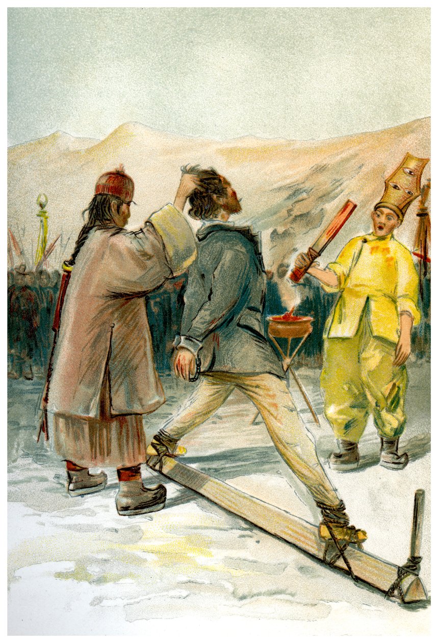 A forró vaskínzás, 1898. alkotó: Friedrich Arnold Brockhaus