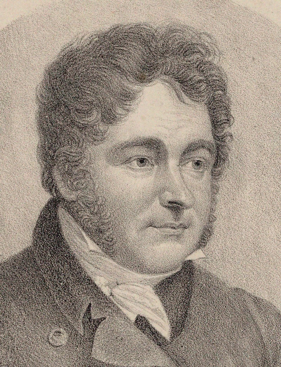 Johann Bernhard Logier zeneszerző portréja 1777-1846. alkotó: Friedrich August Fricke