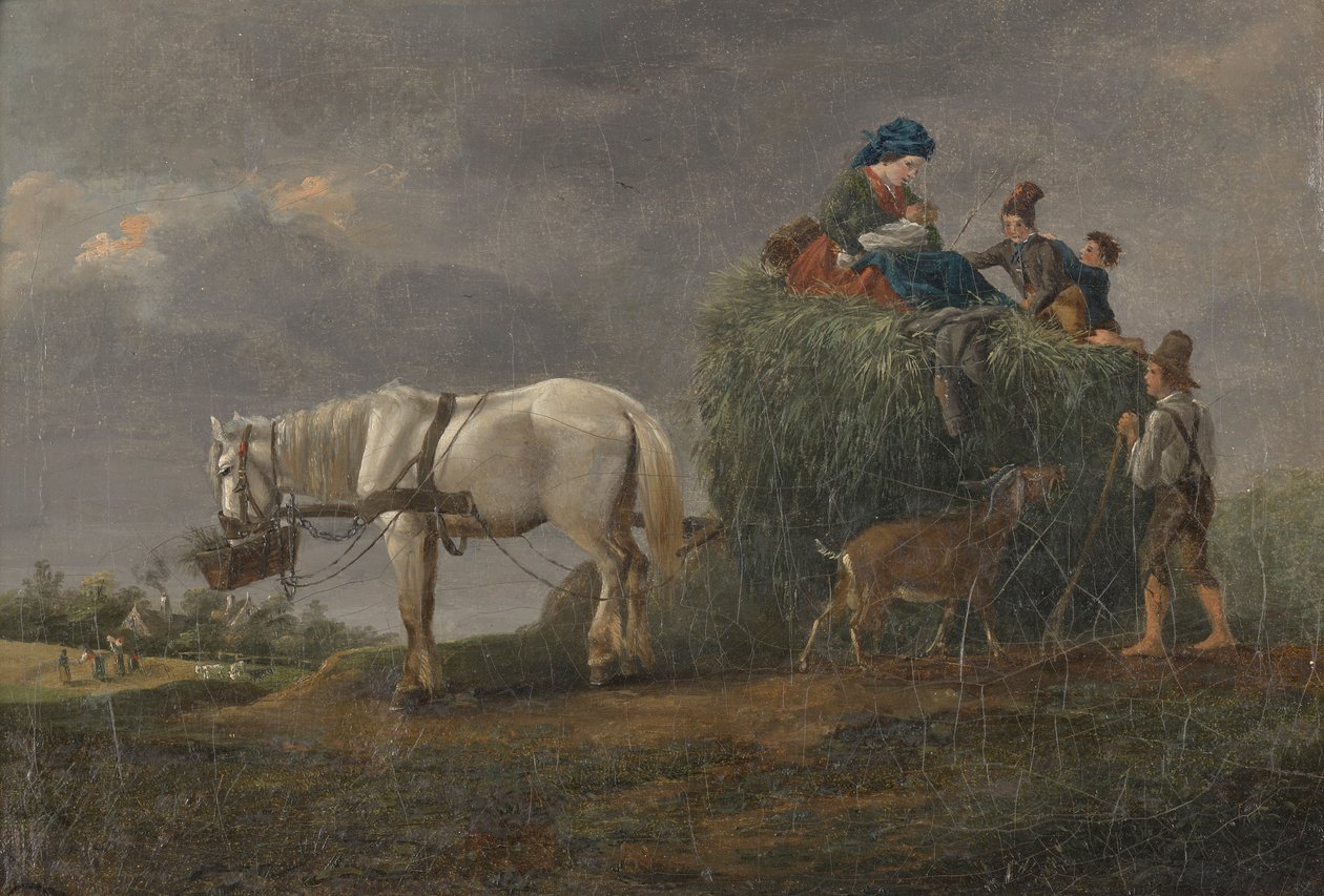 A szénakocsi alkotó: Friedrich August Mathias Gauermann