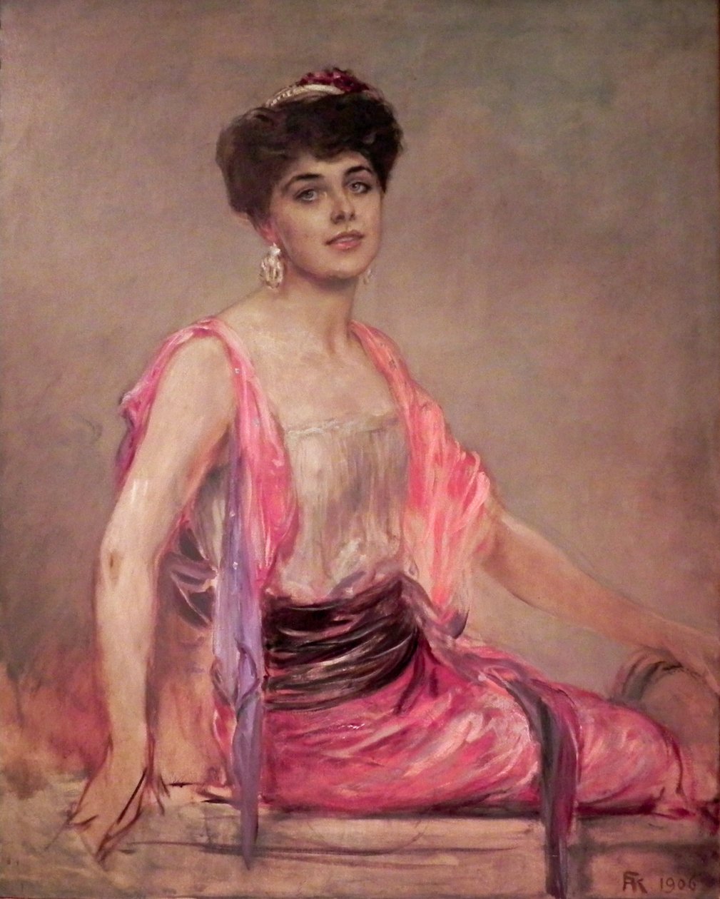 Kaulbach Geraldine Farrar alkotó: Friedrich August von Kaulbach