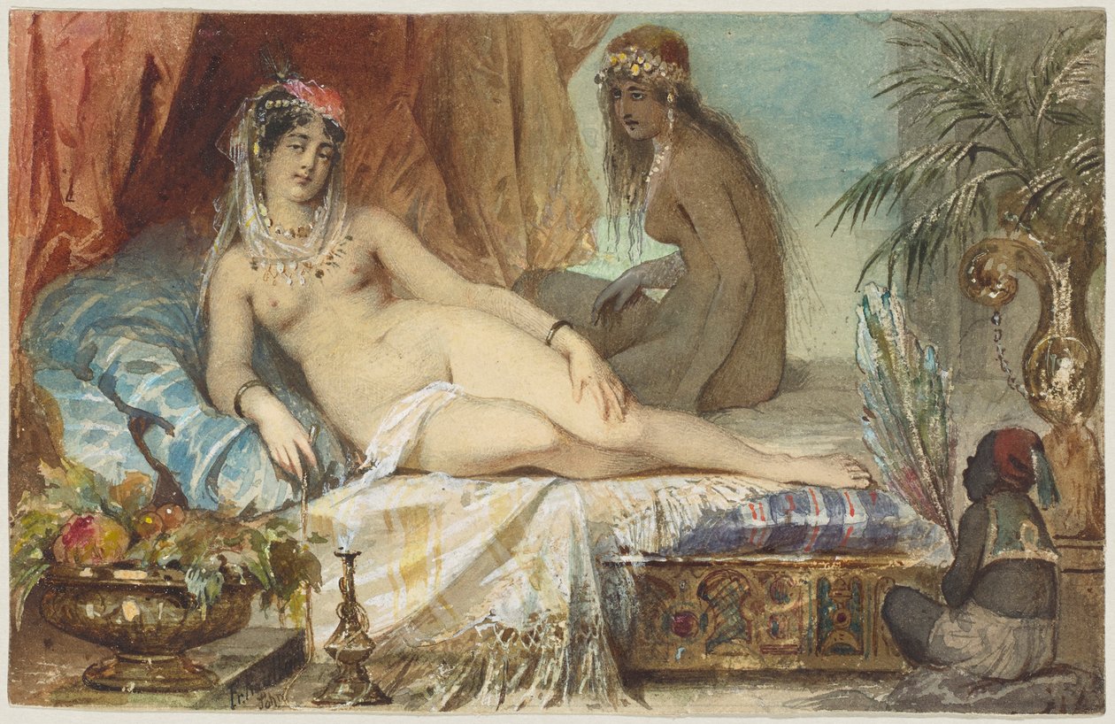 Odalisques alkotó: Friedrich August von Kaulbach