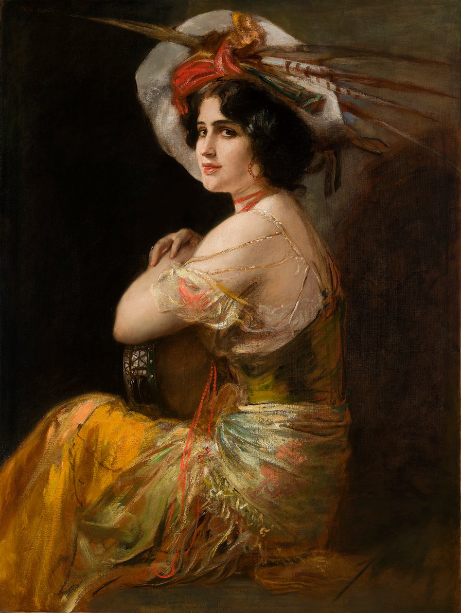 Rosario Guerrero, mint Carmen, c. 1908. alkotó: Friedrich August von Kaulbach