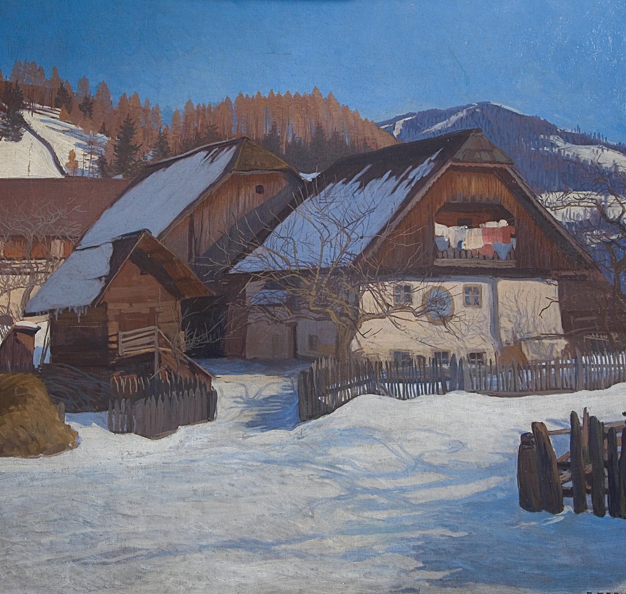 Tanyasi ház alkotó: Friedrich Beck