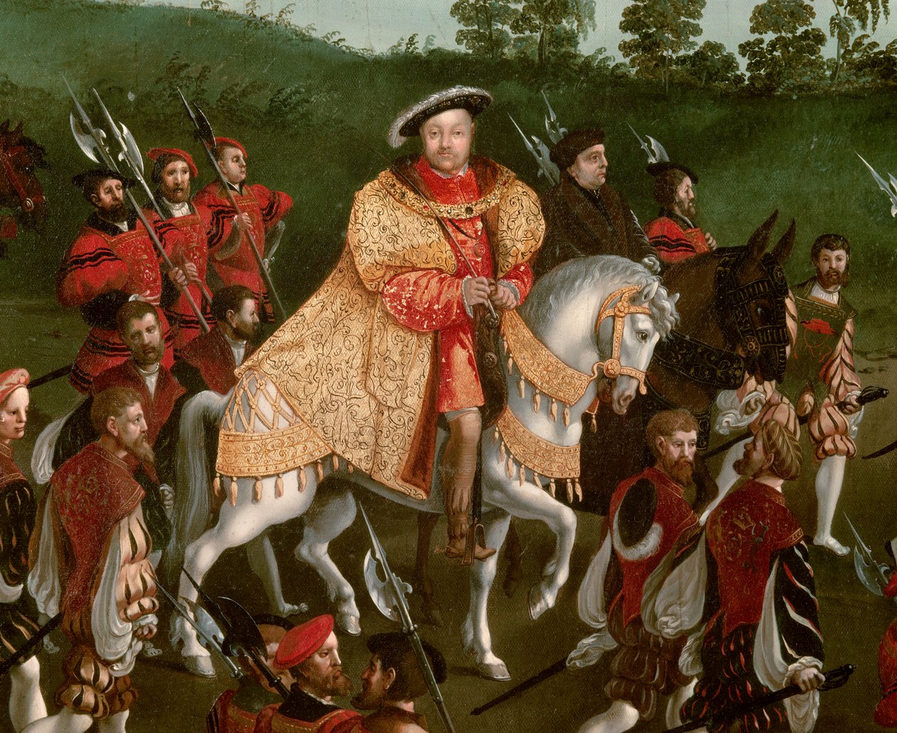 Interjú I. Francois-szal és VIII. Henrikkel az Aranylap táborában június 7-én alkotó: Friedrich Bouterwek