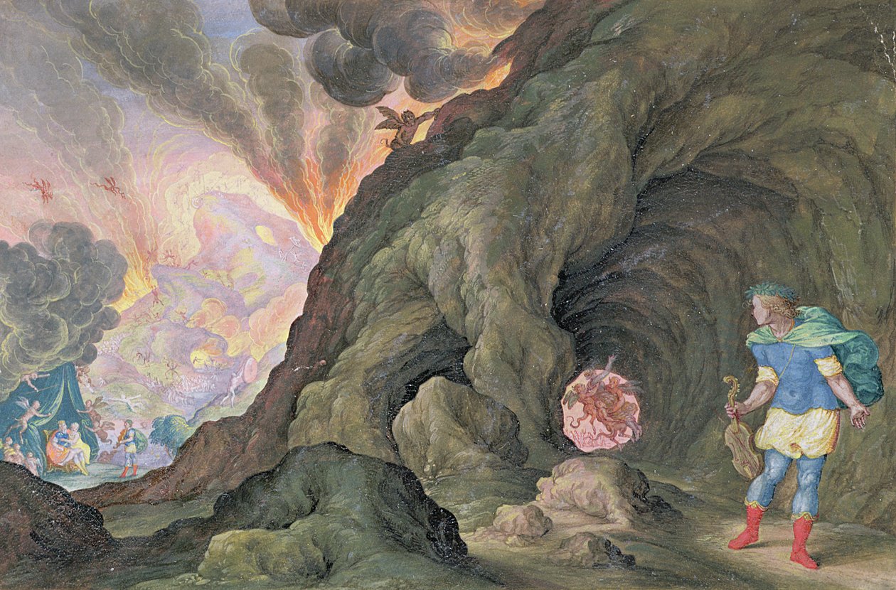 Orpheus Hádészben, 1643 alkotó: Friedrich Brentel