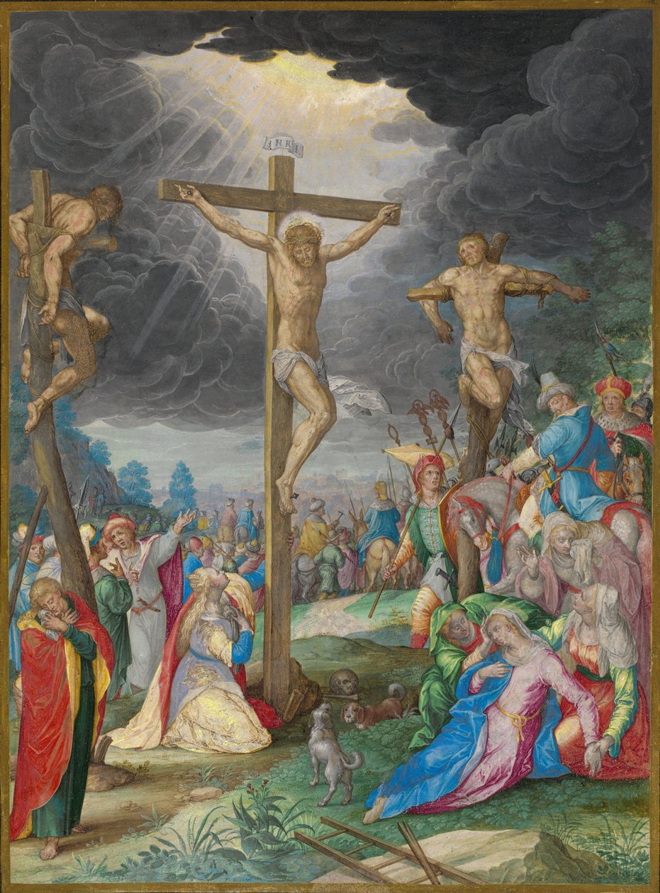 A keresztre feszítés alkotó: Friedrich Brentel after Aegidius Sadeler II after Christoph Schwarz