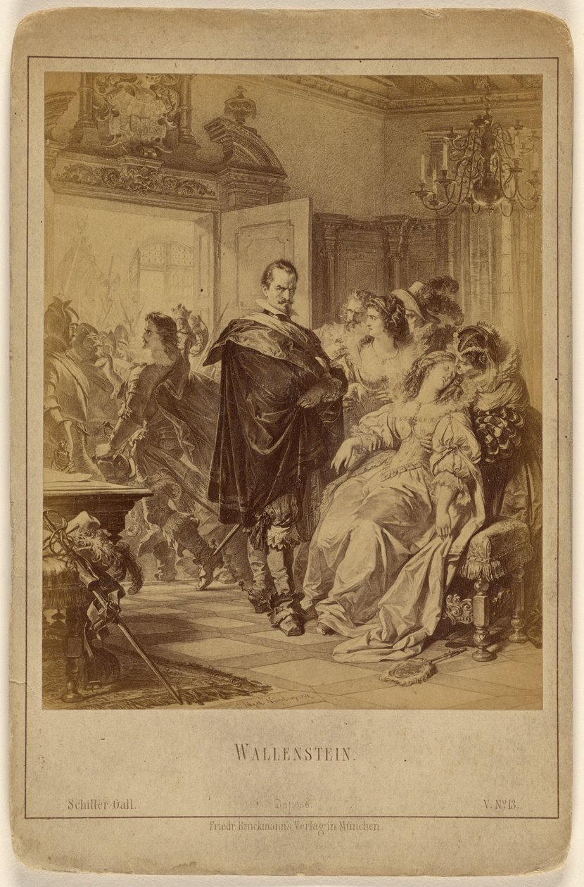 Wallenstein [C. Jaeger festménye, Nürnberg, 1867] alkotó: Friedrich Bruckmann