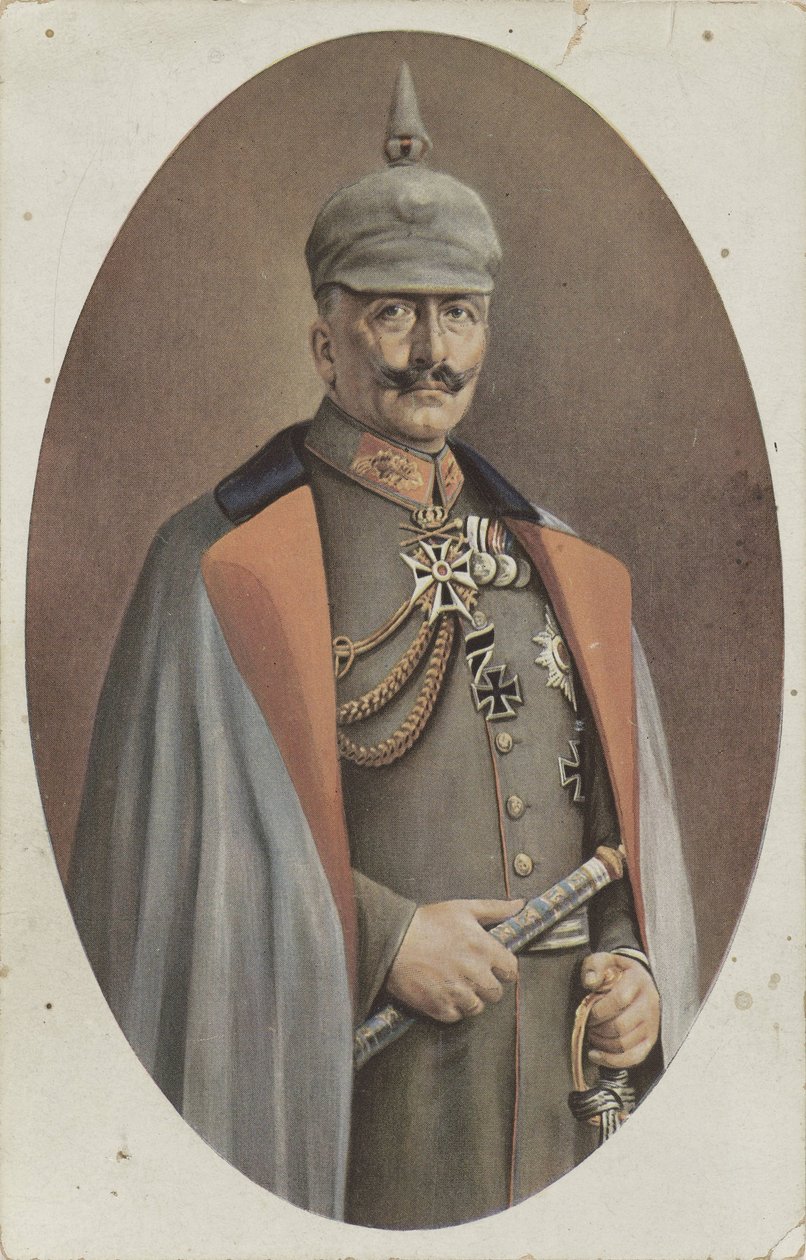 repro R. Grabendorff II. Vilmos portréja nyomán Vilmos császár II (cím a tárgyon) alkotó: Friedrich Bruckmann