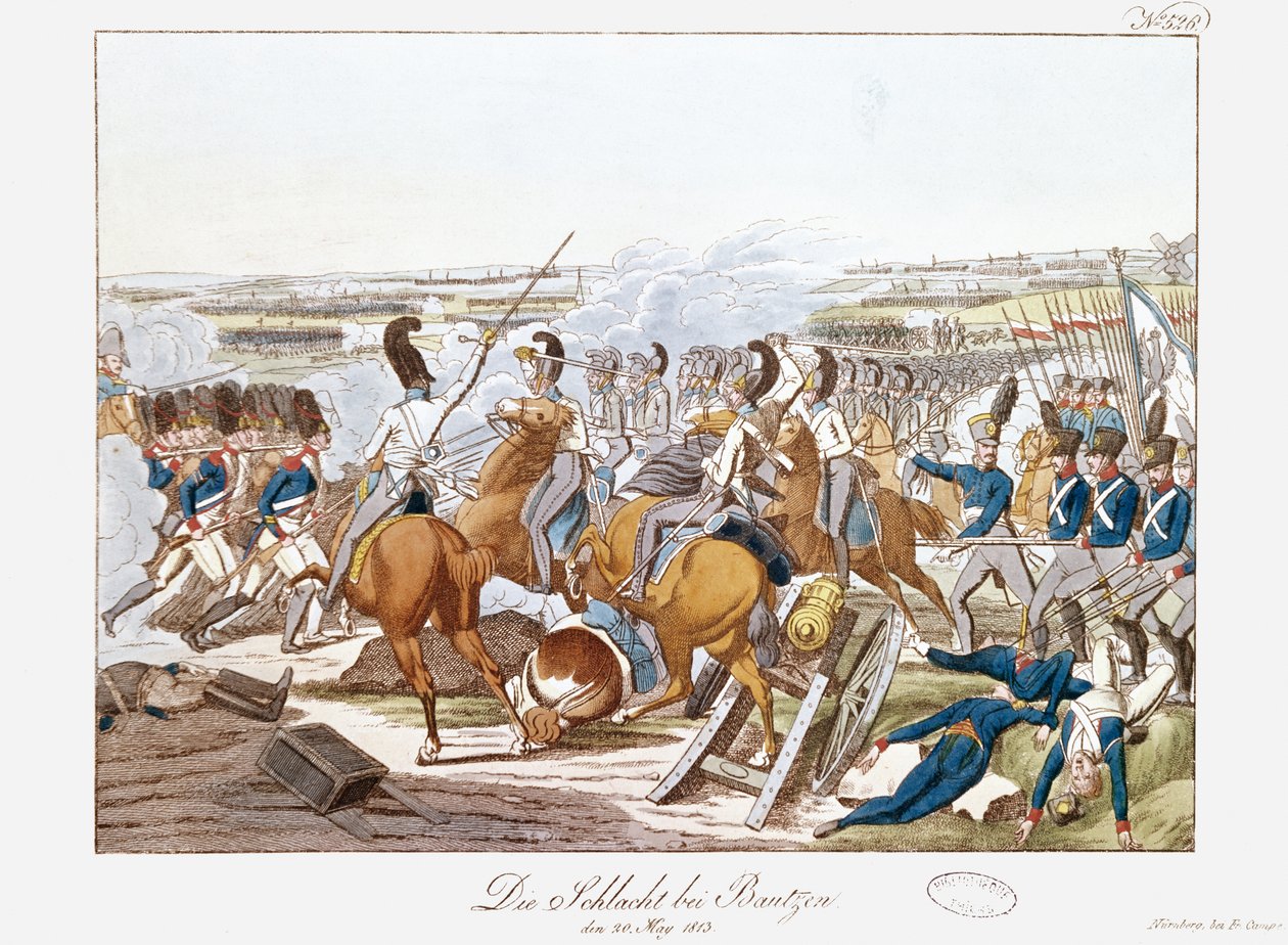 A bautzeni csata, 1813. május 20 alkotó: Friedrich Campe