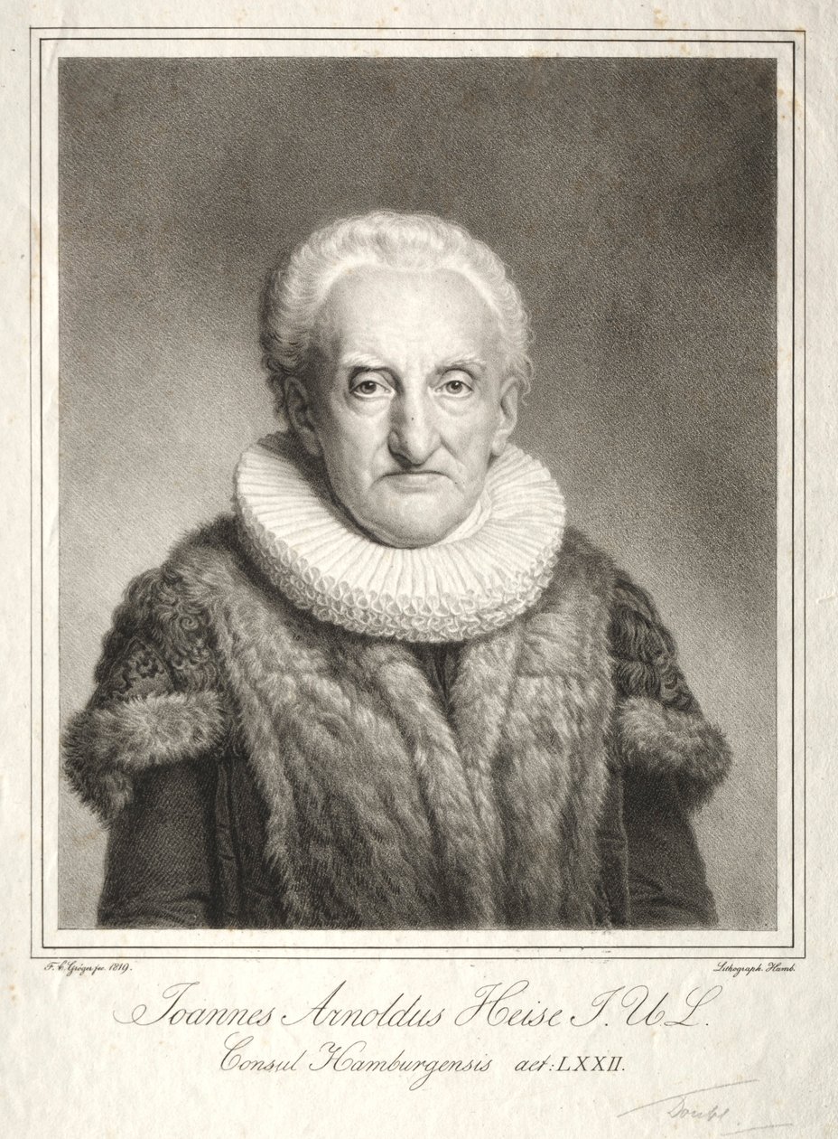 Johann Arnold Heise, 1819. alkotó: Friedrich Carl Groger