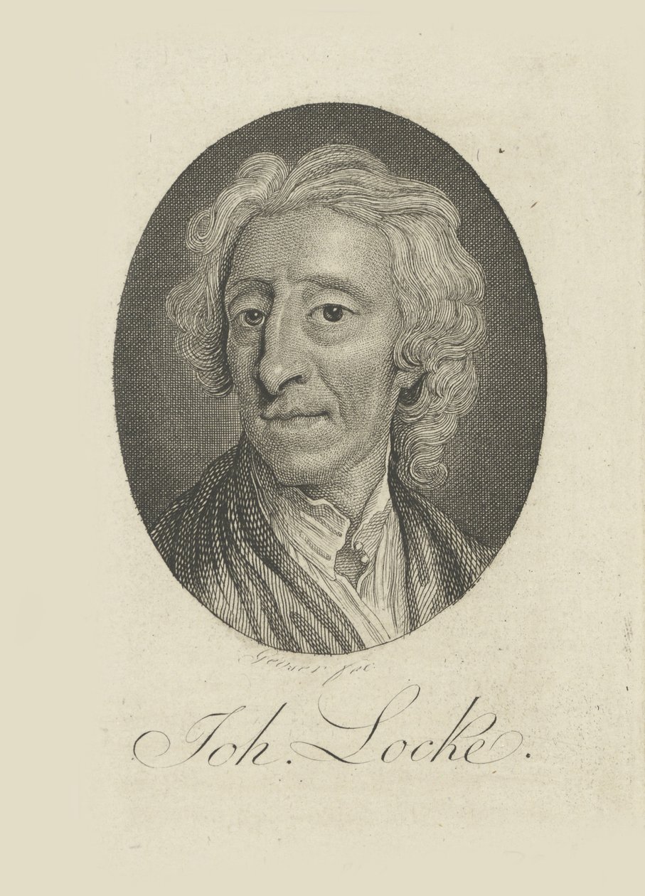 John Locke orvos és filozófus portréja 1632-1704, 1770 körül. alkotó: Friedrich Christian Gottlieb Geyser