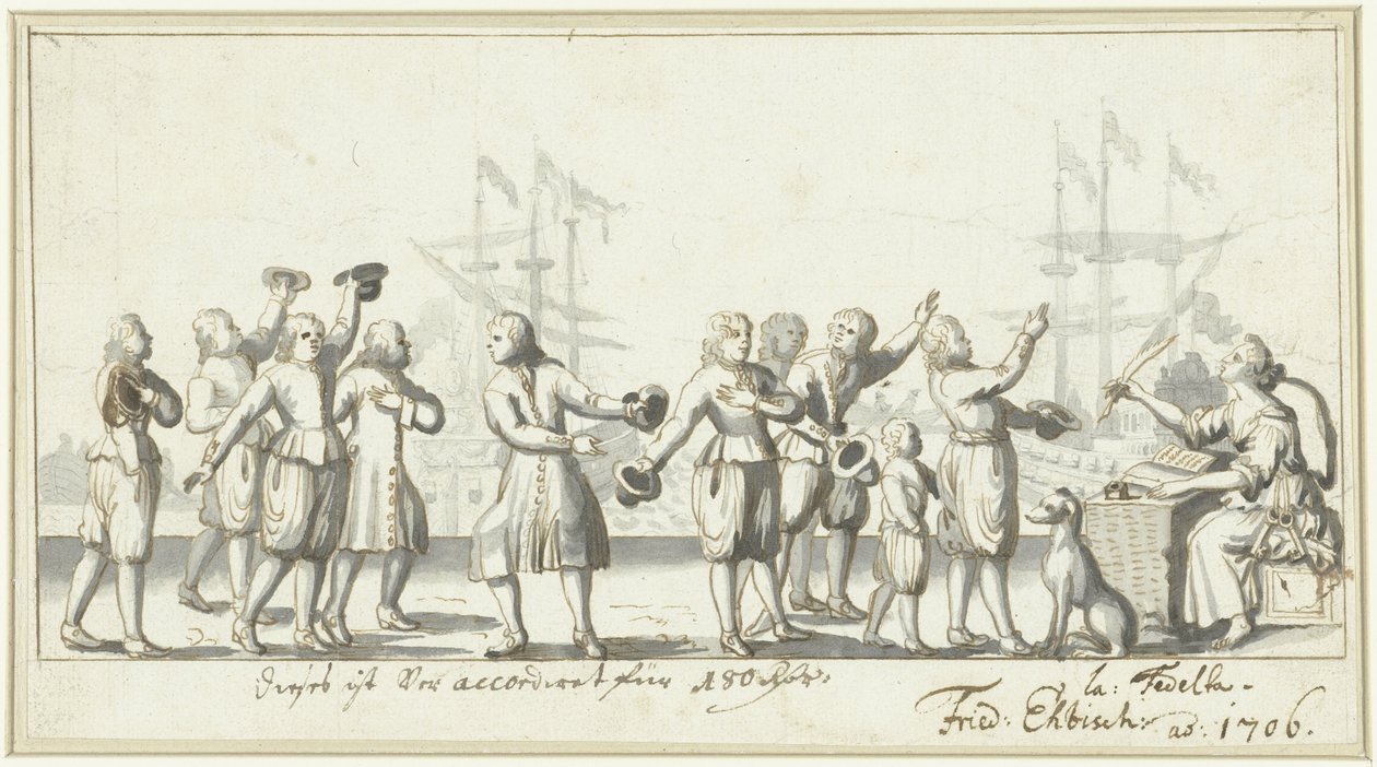 Az 1706-os béketárgyalások jelképe (?) alkotó: Friedrich Ebisch