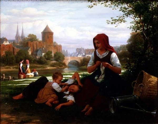 A fehérítőföld, 19. század alkotó: Friedrich Edouard Meyerheim
