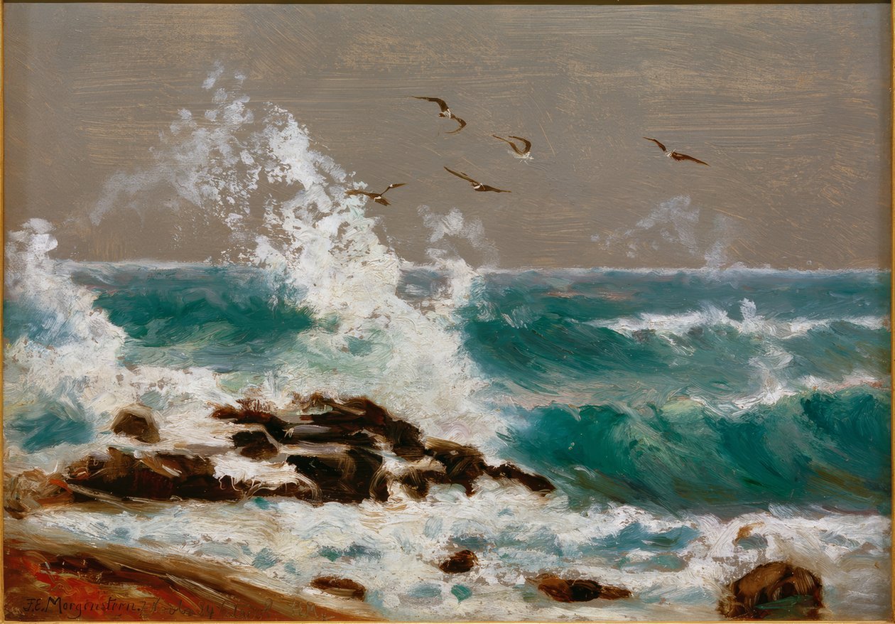 Keleti szél szörf Arran alkotó: Friedrich Ernst Morgenstern