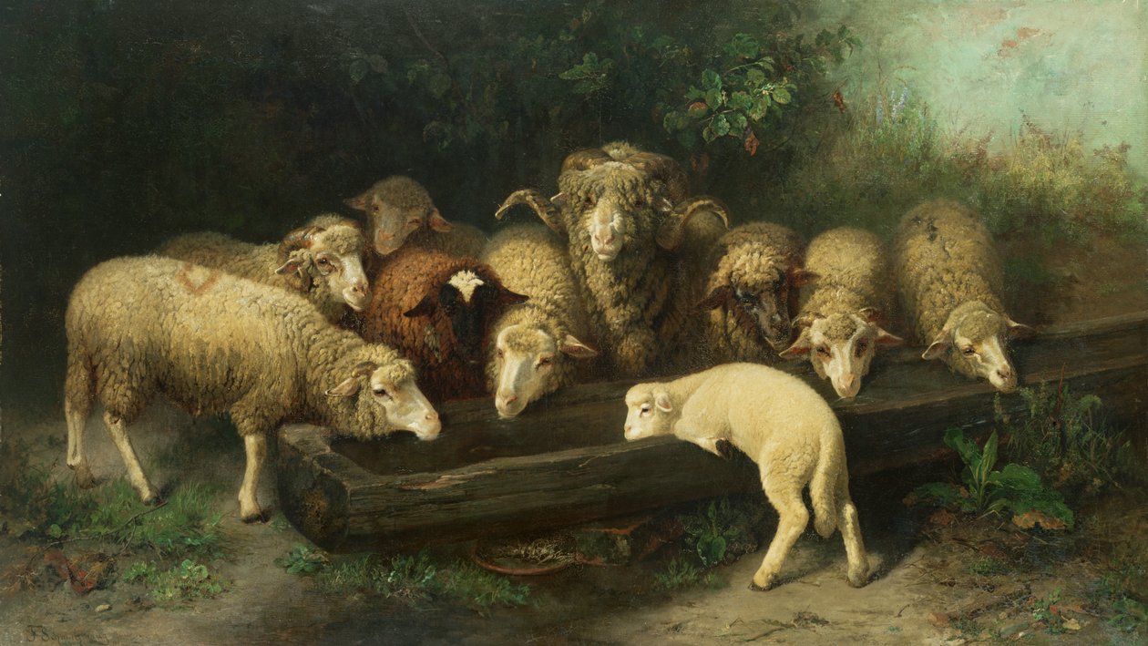 A bárányvályú, 19. század alkotó: Friedrich Ferdinand Schmalzigaug