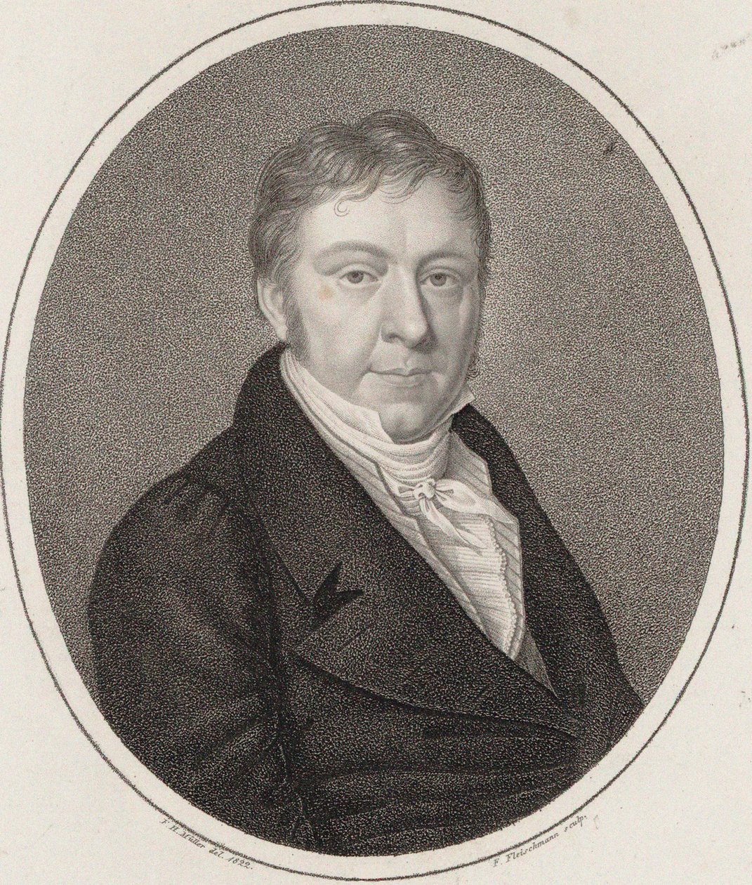 Johann Nepomuk Hummel portréja 1778-1837. alkotó: Friedrich Fleischmann