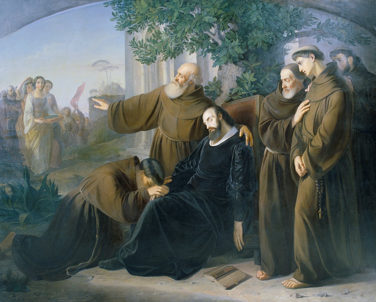 Der Tod Torquato Tassos alkotó: Friedrich Friedländer Ritter von Malheim