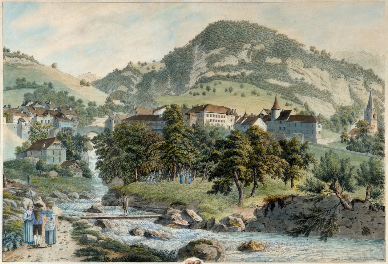 Montreux falu alkotó: Friedrich Georg Wexelberg