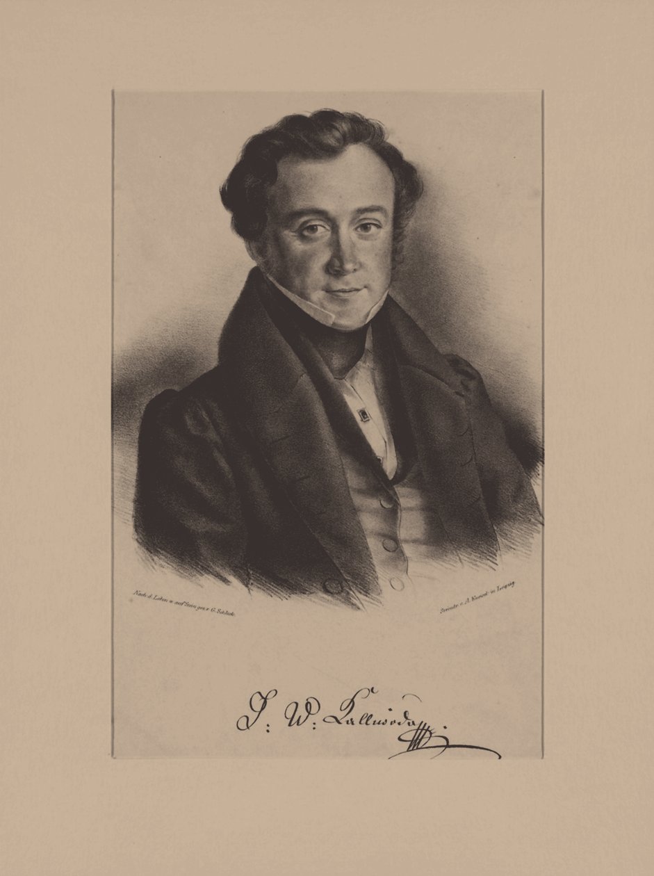 Jan Kalivoda zeneszerző portréja 1801-1866 alkotó: Friedrich Gustav Schlick